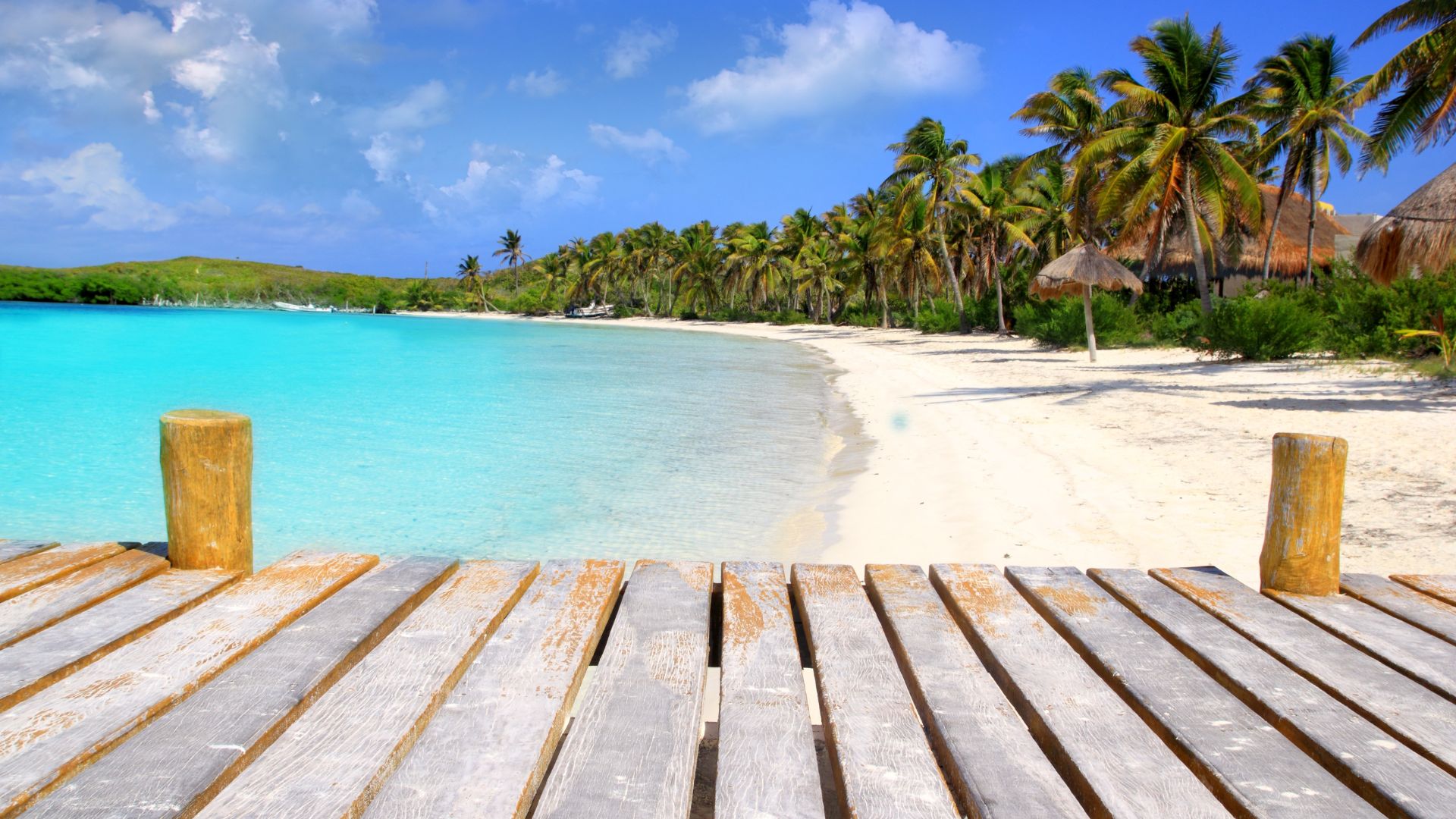 Playa virgen de Isla Contoy